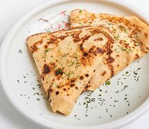 Блинчики фаршированные с креветкой