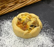 Перепечки с курицей и грибами