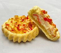 Перепечки с крабом