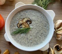 Крем-суп грибной