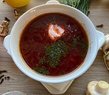 Борщ с говядиной