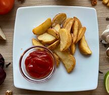 Картофельные дольки с барбекю