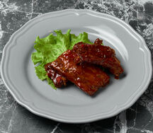 Свиные рёбра в медовом соусе