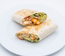 Ролл Цезарь с креветкой