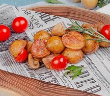 Пряный картофель черри