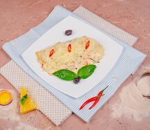 Равиоли с соусом