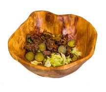 Салат с печенью