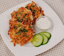 Драники картофельные с мясом