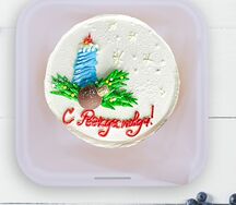 Бенто-торт Рождество