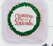 Бенто-торт Светлого рождества