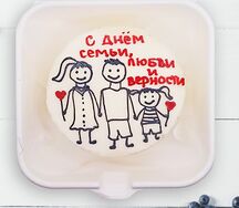 Бенто-торт День семьи 