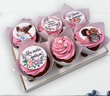 Набор 6 капкейков We love you