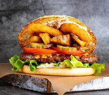 Грибной бургер