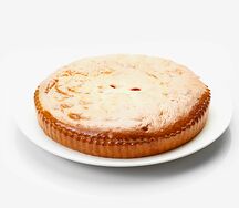 Пирог с яблоком и грецким орехом