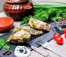 Печень жареная с луком