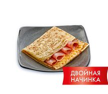 Блин с ветчиной и сыром двойной