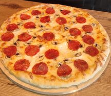 Пепперони с грибами