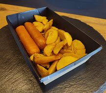 Дольки с колбаской