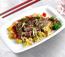 Теппаньяки рис с говядиной