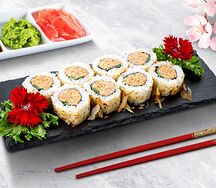 Бонито с лососем терияки