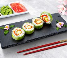 Овощной ролл со снежным крабом