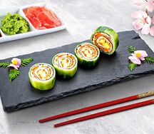 Овощной ролл с угрем