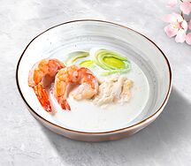 Суп Сливочный с тигровыми королевскими креветками