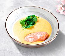 Суп Сырный с лососем