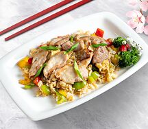 Теппаньяки рис с курицей