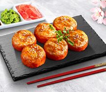 Ролл Запеченная Калифорния в масаго