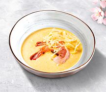 Суп Сырный с креветками