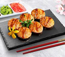 Запечённый ролл с тунцом