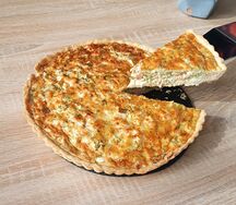 Киш Лорен с форелью