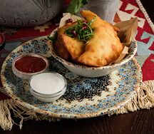 Мини-чебуреки с мясом