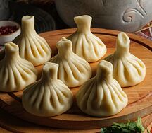 Хинкали с картофелем и сыром