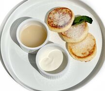 Сырники с кокосовой сгущенкой