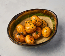 Жареный картофель с травами