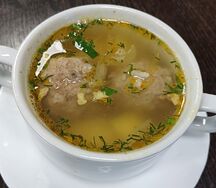 Суп с фрикадельками