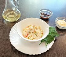 Салат крабовые палочки