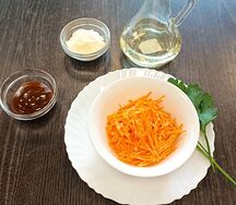 Салат Морковный с чесноком
