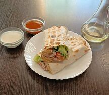 Шаверма в лаваше из свинины