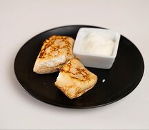 Блинчики с творогом 
