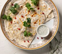 Кутаб с курицей