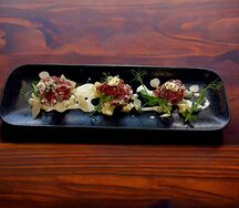 Тартар из мраморной говядины