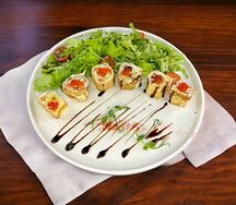 Роллы из блинчиков