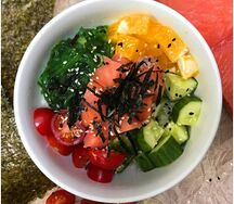 Поке с лососем