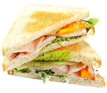 С курицей и овощами