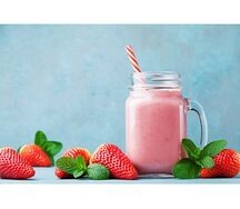 Клубничный шейк