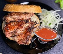 Шашлык из свинины на кости