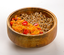 Каша гречневая с овощами